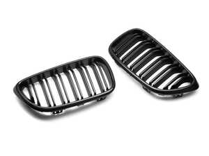 Dual-Slat Carbon Fiber Front Grille Set - F87 M2 | F22 2-Series
