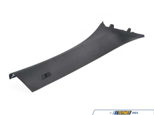 Genuine BMW A Column Cover - Right - Anthracite 51435A0D9A2