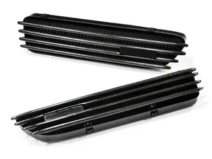Autotecknic Replacement Carbon Fiber Fender Grilles - E46 Coupe & Cabrio / M3