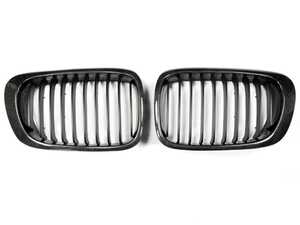 Autotecknic Carbon Fiber Front Grille Set  - E46 3-Series Coupe Pre-Facelift / M3