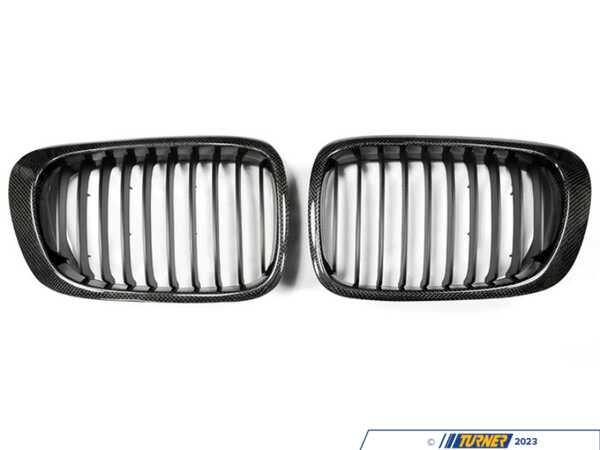 AUTOTECKNIC Autotecknic Carbon Fiber Front Grille Set  - E46 3-Series Coupe Pre-Facelift / M3 ATK-BM-0034