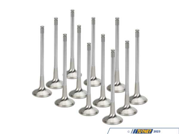Supertech Supertech Single Groove Exhaust Valve - Set Of 12 BMEVI-1055S-HS-1
