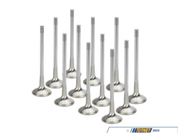 Supertech Exhaust Valve Set - Sodium Filled - Std Size bmevi-1054s-hsKT