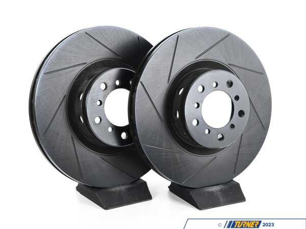 ECS Front V5 Slotted Brake Rotors - Set (345x32) 34112229527-S