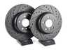 ECS Rear V5 Drilled & Slotted Brake Rotors - Set (345x24) 34206894382-XS View 1