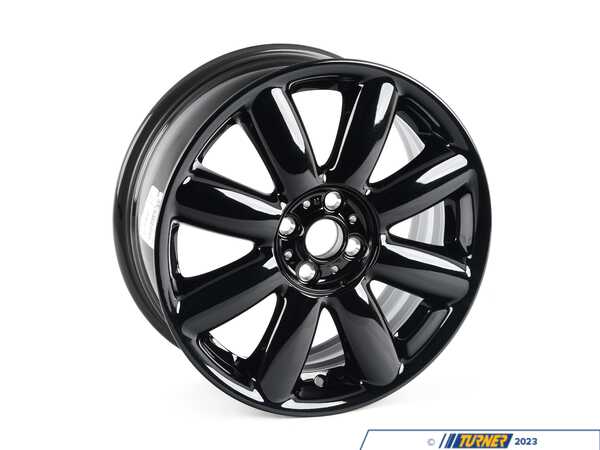 Genuine MINI Genuine MINI Light Alloy Rim, Black 7Jx17 Et:48 - 36116787237 36116787237
