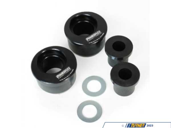 Powerflex Black Series Front Lower Control Arm Rear Bushing - Aluminum Shell (Offset) - Black Series PFF5-5303BLK