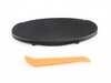 Bremmen Parts Sun Visor / Mirror Illumination Section Only Carbon Black - Priced Each  51167361847 View 1