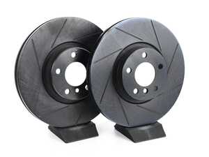 Front V5 Slotted Brake Rotors - Set (348x30)