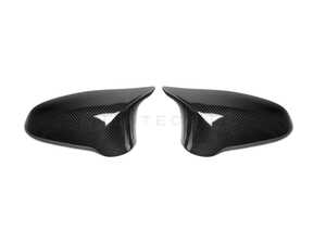 Autotecknic Mirror Cover Caps - Dry Carbon Fiber (Version 2) - F87 M2C, G80 M3, F82 M4