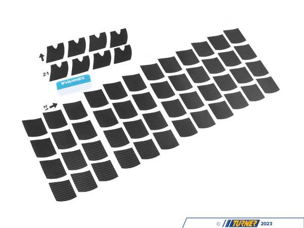 EVANNEX Wheel Accents for Tesla Model Y - Uberturbine (21) WHL-ACCT-MY-21