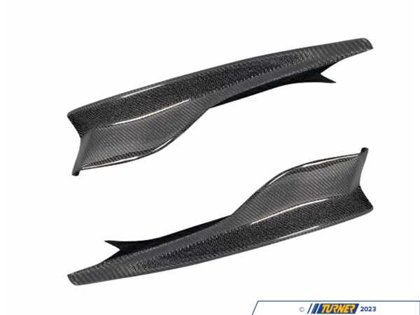 Suvneer 1M Carbon Fiber Rear Bumper Splitters - E82 - For 1M Design Rear Bumper E821MRRSPL