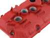 NRW Design S65 Aluminum Valve Cover - Wrinkle Red S65VCWBRD View 3