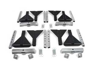 RennStand Jack Stands With Tesla/Porsche Jack Pad Adapters (Set of 4)