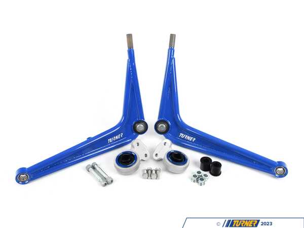 Turner Motorsport Tubular Control Arm Kit - E46 Drift (+65mm per side) 028568TMS02KT