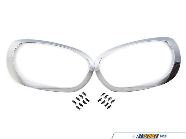 Bremmen Parts MINI F60 Chrome Headlight Ring - Right And Left 51137388118KT
