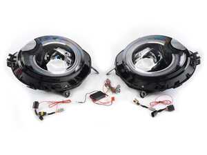 Sequential Projector LED DRL Headlights F56 LCI Style For R56-R59  - Pair