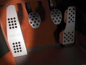 Rennline 4-Piece Silver Pedal Set - Z3 Manual Transmission
