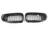 AUTOTECKNIC Autotecknic Glazing Black Front Grille Set - E46 3 Series Sedan / Touring LCI ATK-BM-0040-GB View 1