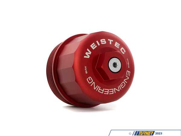 Weistec Weistec BMW BMW S63 Billet Oil Filter Cap - Red 01-563-02059-1