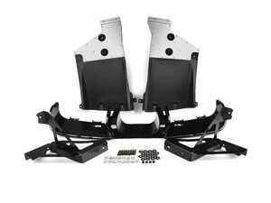 JCW GP2 Rear Center Diffuser Retrofit Kit - Gloss Black 