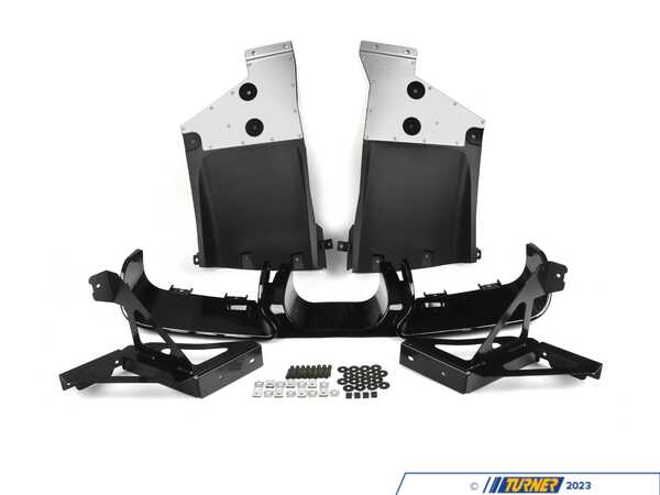 ECS JCW GP2 Rear Center Diffuser Retrofit Kit - Gloss Black  51747330558GB