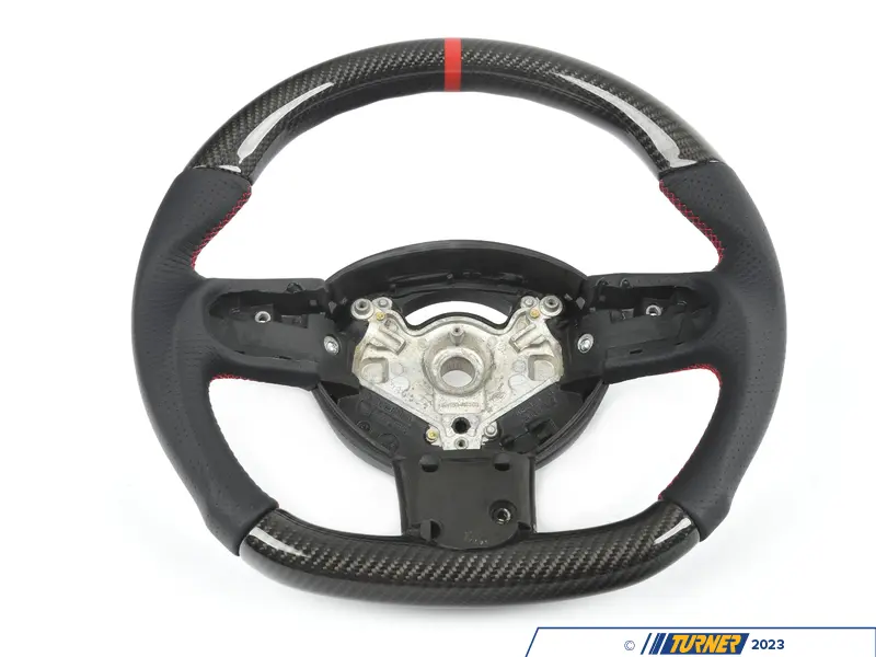 BM152-R5302-CPRR - MINI R53 Flat Bottom Carbon Fiber Steering