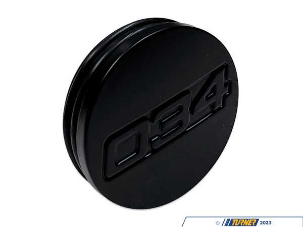 034Motorsport 034Motorsport ZTF-01 Billet Aluminum Wheel Center Cap - Satin Black - 034-604-80033 - G30 5 Series 034-604-80033