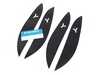 EVANNEX Vinyl Headlight Accent Kit for Tesla Model Y - satin black EYEBROW-Y View 1
