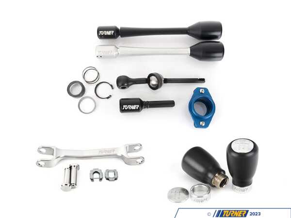 Enthusiast Bundles E46 M3 6-Speed Weighted Shift Knob AND 144mm DSSR With Turner Double Adjustable Short Shift Kit 013264TMS07EBKT