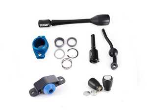 F22 / F3X 6-Speed Weighted Shift Knob AND Polyurethane Shifter Arm Bushing With Turner Double Adjustable Short Shift Kit Purchase