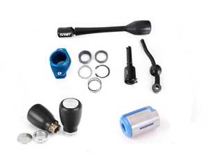 F8X 6-Speed Weighted Shift Knob AND Polyurethane Shifter Arm Bushing With Turner Double Adjustable Short Shift Kit Purchase