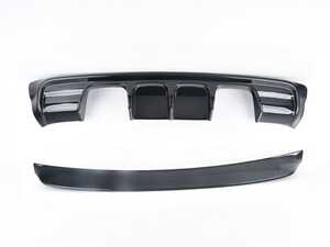 E46 M3 ABS High Kick Rear Spoiler & ABS Diffuser