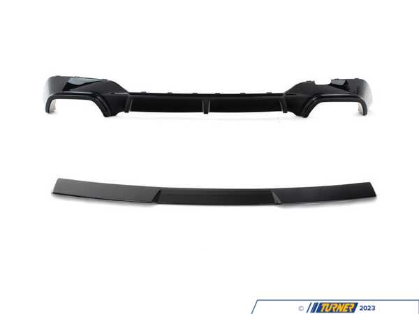Enthusiast Bundles G20 M340 ABS Rear Window Spoiler With ABS Diffuser 008653LA01EBKT