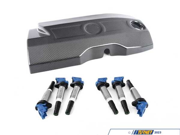Enthusiast Bundles F2X / F3X N55 Set Of N55 Ignition Coils With Carbon Fiber Engine Cover 023741TMS04EBKT