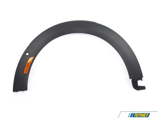 Genuine MINI TRIM, WHEEL ARCH, FRONT LEFT 51115A3C7F3