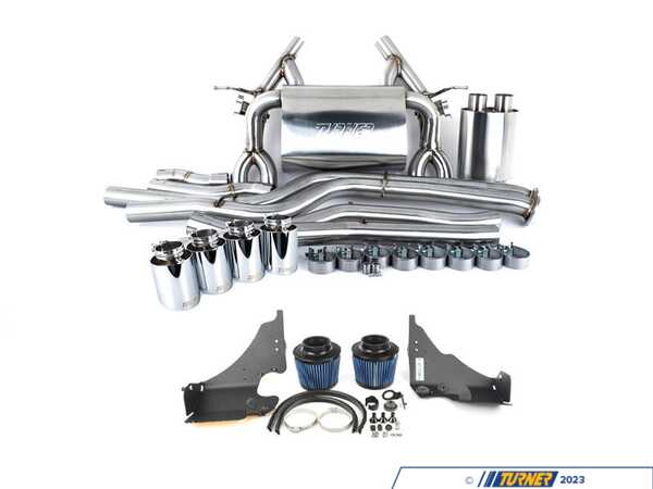Enthusiast Bundles F80 F82 M3/M4 Competition Intake With Stainless VALVED CATBACK Exhaust 025181TMSEBKT