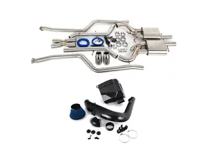 N55 Carbon Dual Air Intake System With Valved Catback Exhaust