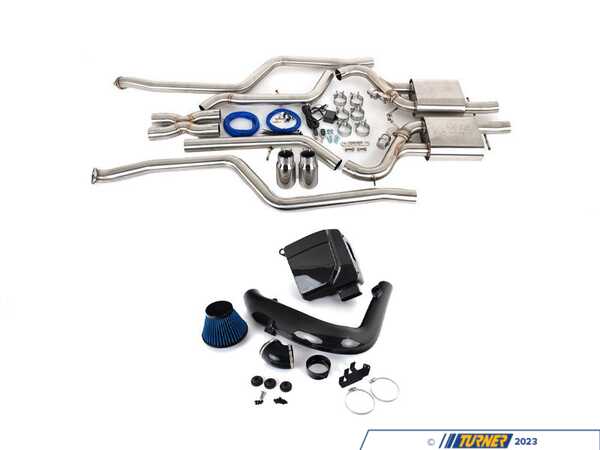 Enthusiast Bundles N55 Carbon Dual Air Intake System With Valved Catback Exhaust 003378TMSEB2KT