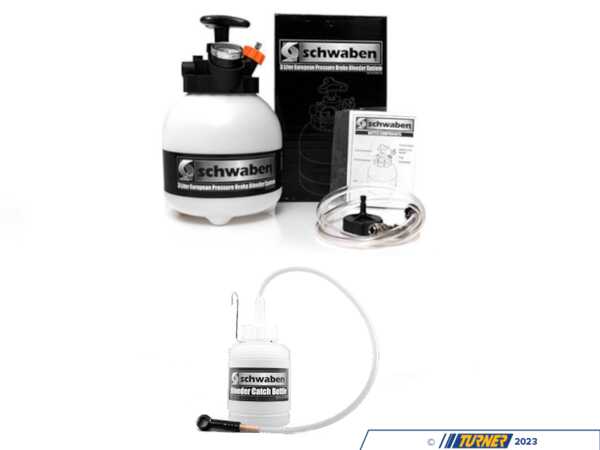 Enthusiast Bundles Schwaben 3-Liter European Pressure Brake Bleeder with Catch Bottle 007237SCH01A02KT