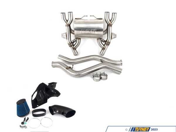 Enthusiast Bundles E90 / E92 M3 S65 Carbon Air Intake System With Valved Axleback Exhaust 013888LA0101EBKT