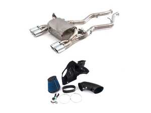 S65 Carbon Air Intake System With Titanium Valved Axleback Exhaust