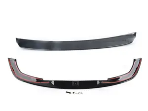 E46 M3 High Kick Trunk Spoiler & Gloss Black Front Lip