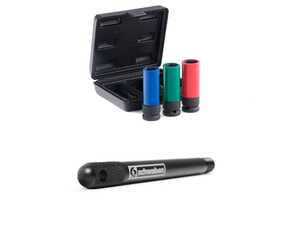 3 Piece Protecta Socket Kit with Wheel Hanger - M12x1.5 Thread