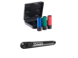 3 Piece Protecta Socket Kit with Wheel Hanger - M12x1.5 Thread