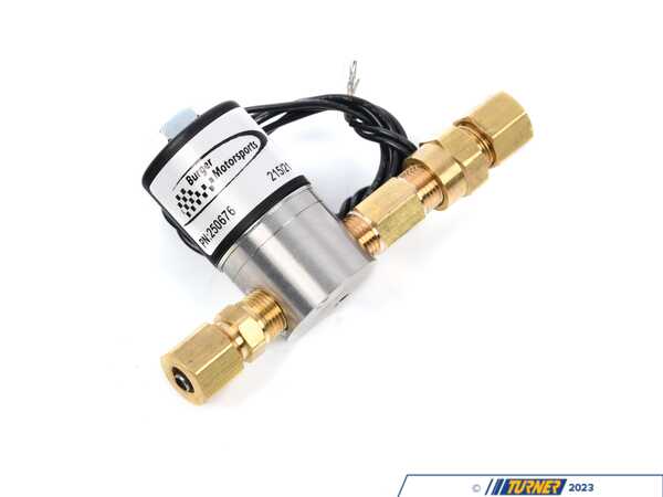 Burger Motorsports BMS Water/Methanol Injection (WMI) Solenoid W/ Filter BMS-WMI-SOL