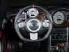 ECS MINI R53 Flat Bottom Carbon Fiber Steering Wheel (Carbon/Perforated Leather/Red Stitching)  RED Center Stripe - Gen 1 Three Spoke BM152-R5302-CPRR View 6