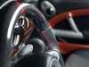ECS MINI R53 Flat Bottom Carbon Fiber Steering Wheel (Carbon/Perforated Leather/Red Stitching)  RED Center Stripe - Gen 1 Three Spoke BM152-R5302-CPRR View 8