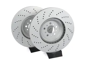 BMW G8X M2 M3 Front V5 Drilled Brake Rotors - Set (380x36)