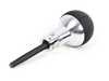 Black Forest Industries BFI GS2 Automatic Shift Knob - Silver w/ Black Perforated Air Leather - E82/88 E9X E85/89 Z4 (Automatic Trans) GS2-BMA-2 View 3
